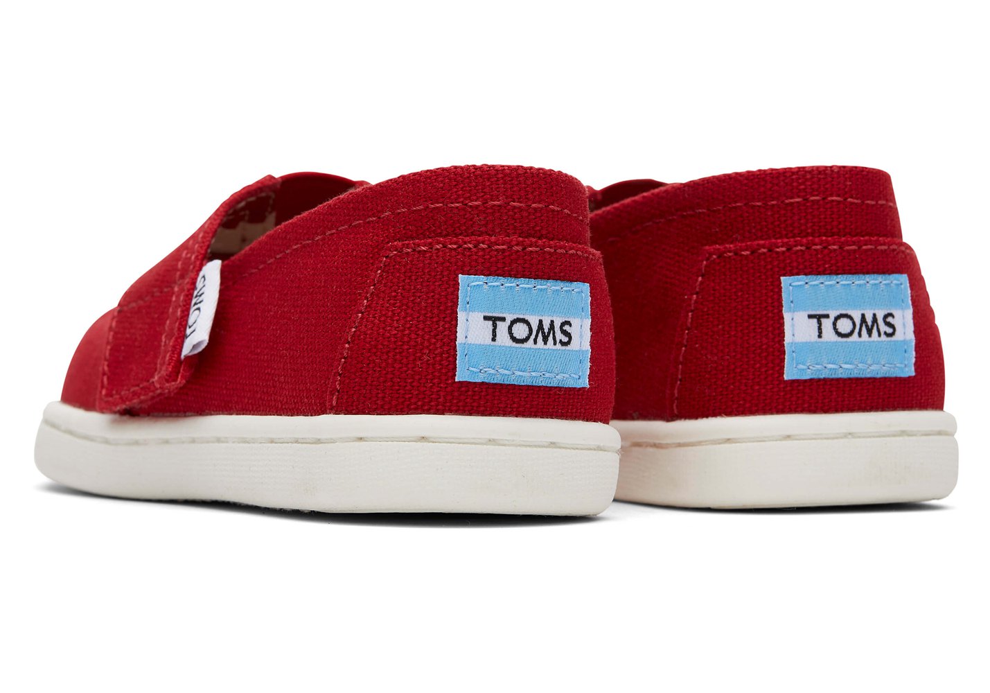 Toms Alpargata Tiny Canvas Espadrille Red - Kids - 84062-VNZF